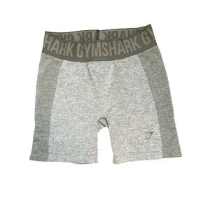 Gymshark Women's Green Flex Shorts Compression Stretch Seamless Athletic XS